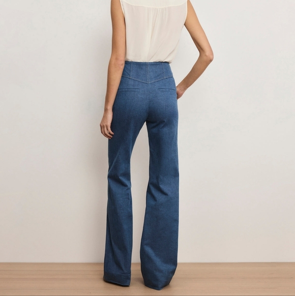 Veronica Beard Frenkle Denim Pant - Picture 4 of 16
